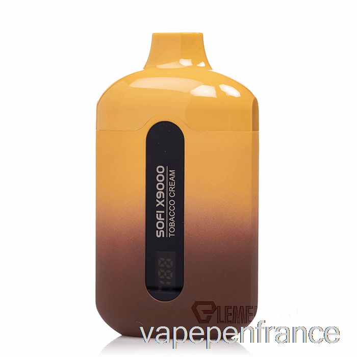 Sofi X9000 0% Zéro Nicotine Stylo Jetable Intelligent De Vape De Crème De Tabac